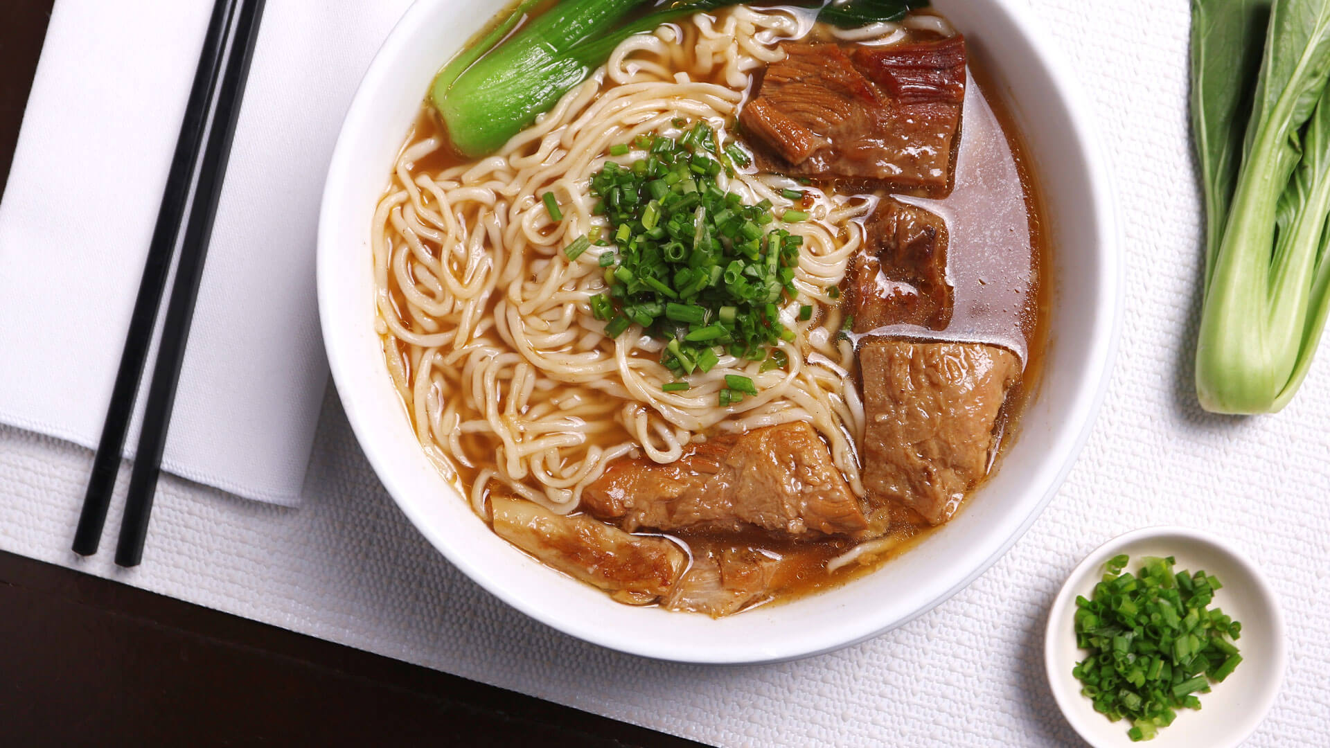 Taiwan Style Beef Noodle Soup紅燒牛肉麵